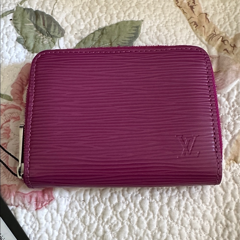 Louis Vuitton Magenta Epi Leather Wallet